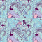 Disney Alice in Wonderland (animated) Mushrooms Print Pattern Galaxy Book 12in Skin